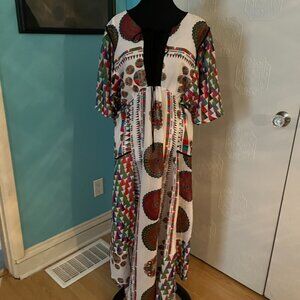 Desigual Maxi Dress in Sheer Fabric
